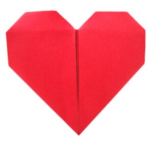 Origami St Valentin